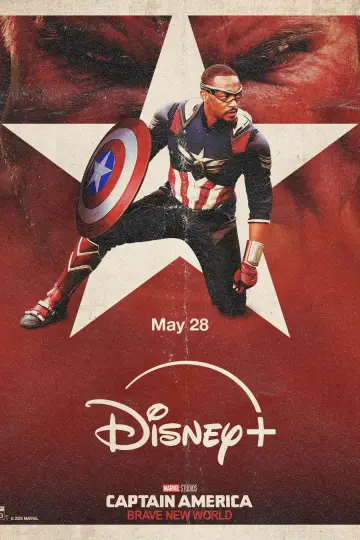 Poster to the movie "Captain America: Brave New World" #552528