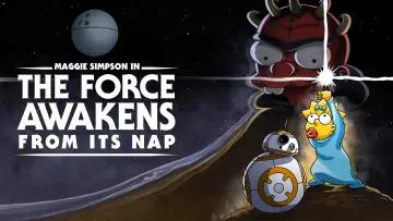 Backdrop to the movie "Maggie Simpson in "The Force Awakens from Its Nap"" #1579779