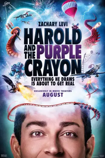 Poster to the movie "Harold and the Purple Crayon" #653489