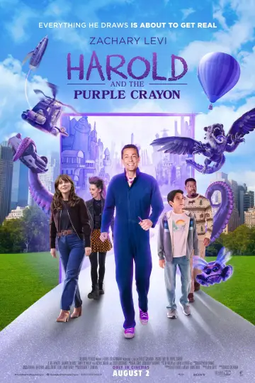 Poster to the movie "Harold and the Purple Crayon" #653490