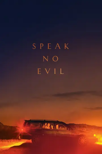 Poster to the movie "Speak No Evil" #735527