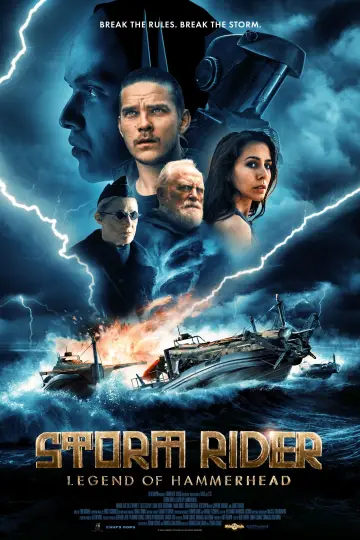Poster to the movie "Storm Rider: Legend of Hammerhead" #762486