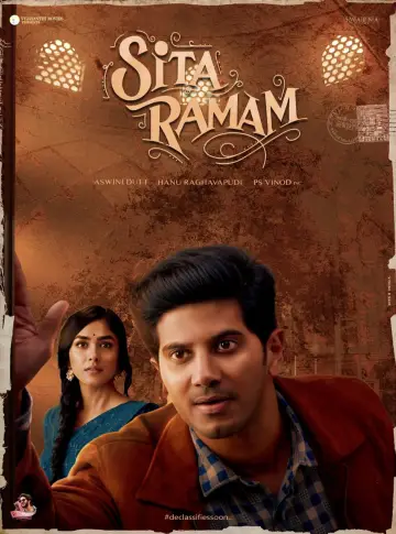Poster to the movie "Sita Ramam" #884536