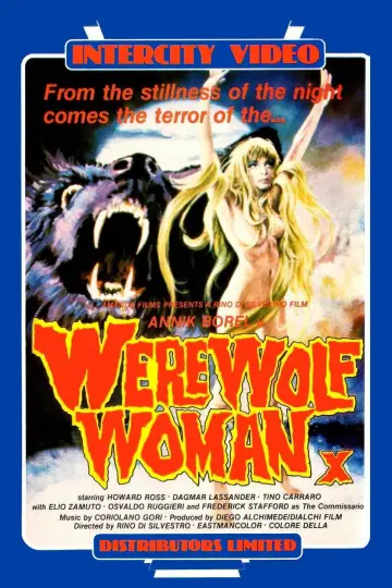 Poster to the movie "Werewolf Woman" #1649486