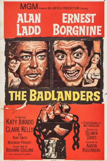 Poster to the movie "The Badlanders" #1131536