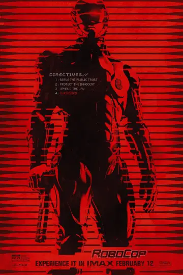 Poster to the movie "RoboCop" #807035