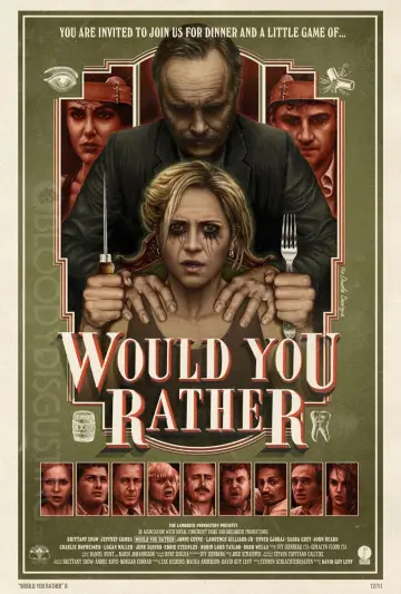 Poster to the movie "Would You Rather" #1002549