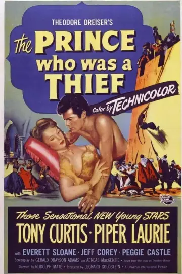 Poster to the movie "The Prince Who Was a Thief" #1873349