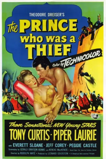 Poster to the movie "The Prince Who Was a Thief" #1873353