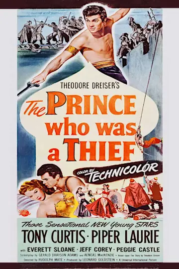 Poster to the movie "The Prince Who Was a Thief" #1873354