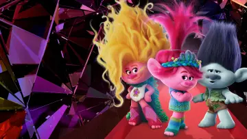 Backdrop to the movie "Trolls Band Together" #627501