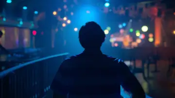 Backdrop to the movie "Blue