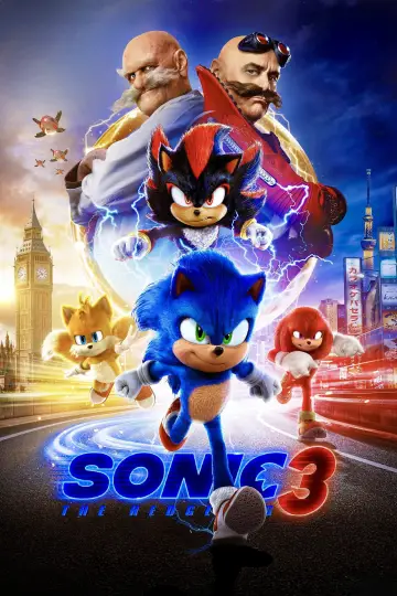 Poster to the movie "Sonic the Hedgehog 3" #552009