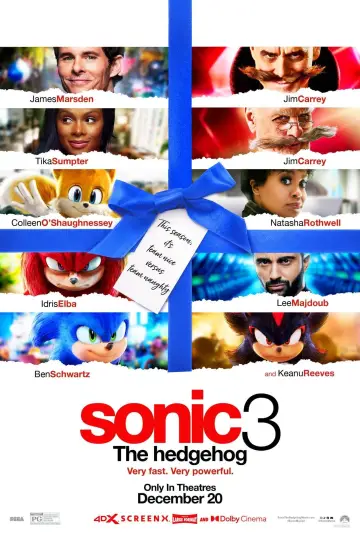 Poster to the movie "Sonic the Hedgehog 3" #552046