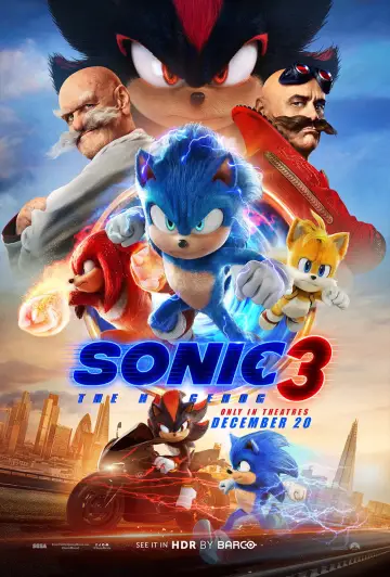 Poster to the movie "Sonic the Hedgehog 3" #552254