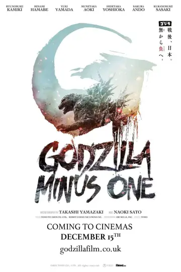 Poster to the movie "Godzilla Minus One" #592291