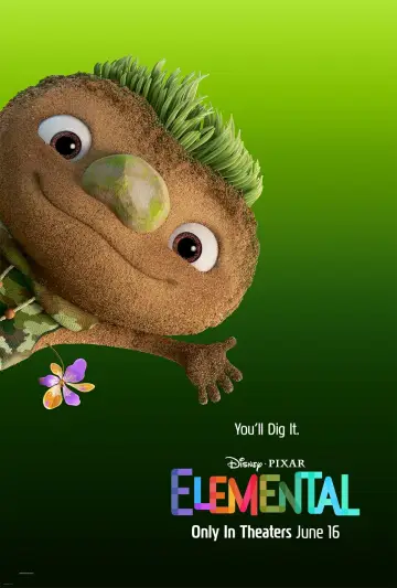 Poster to the movie "Elemental" #2969