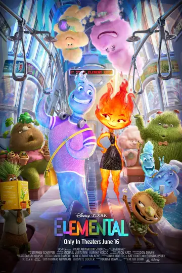 Poster to the movie "Elemental" #747217