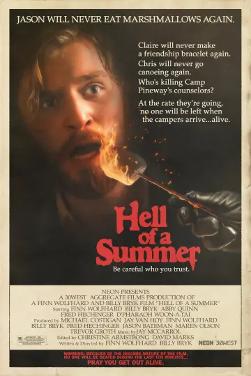 Poster to the movie "Hell of a Summer" #593531