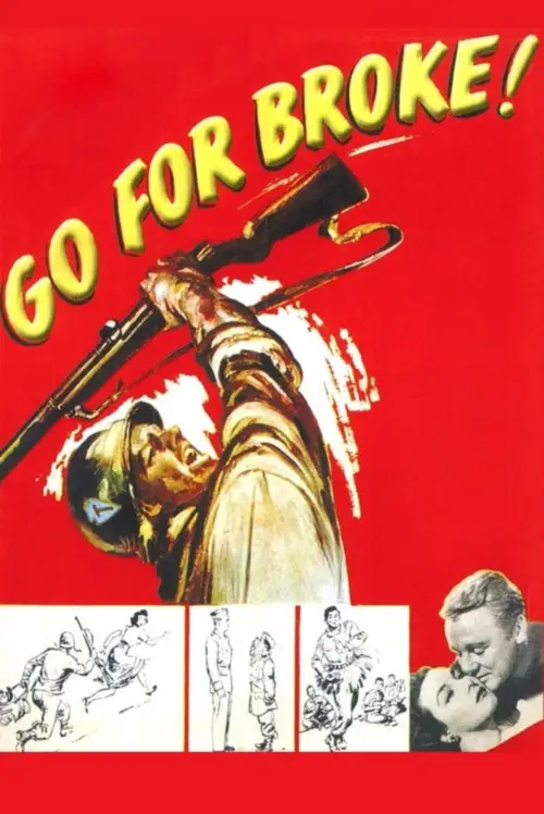 Movie poster "Go for Broke!"