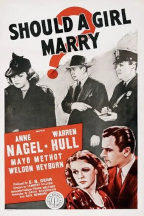 Movie poster "Should a Girl Marry?"