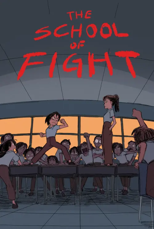 Movie poster "THE SCHOOL OF FIGHT"
