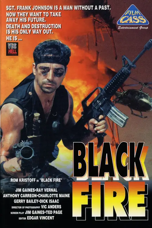 Movie poster "Black Fire"