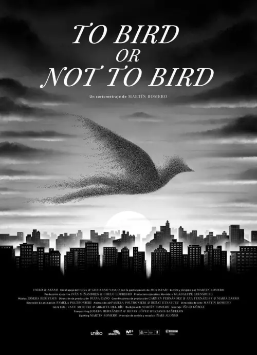 Movie poster "To Bird or Not to Bird"