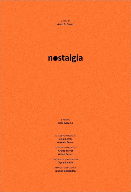 Movie poster "Nostalgia"