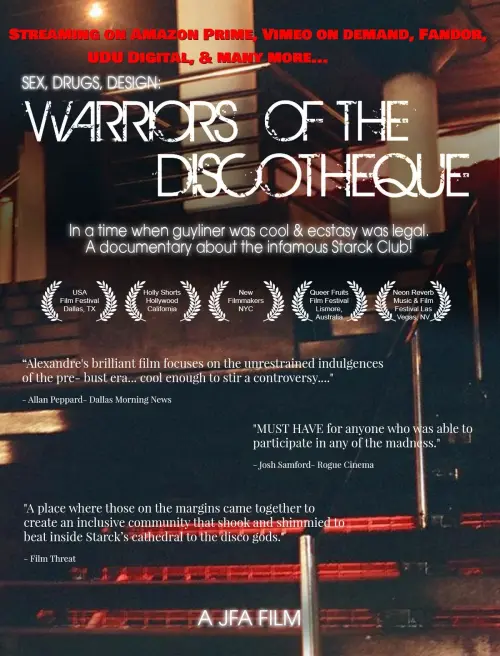 Movie poster "Warriors of the Discotheque"