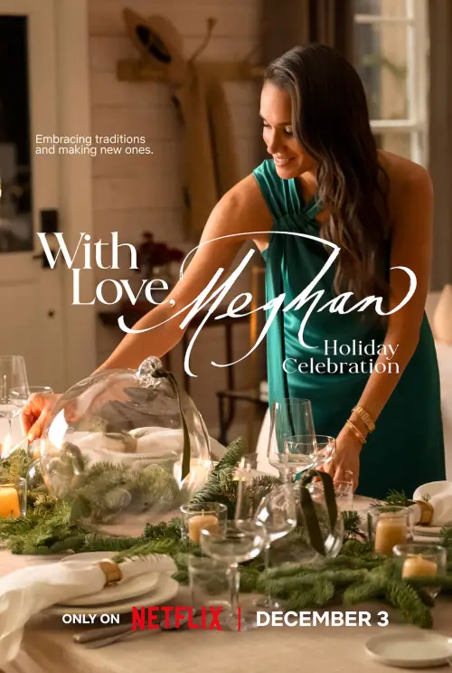 Movie poster "With Love, Meghan: Holiday Celebration"