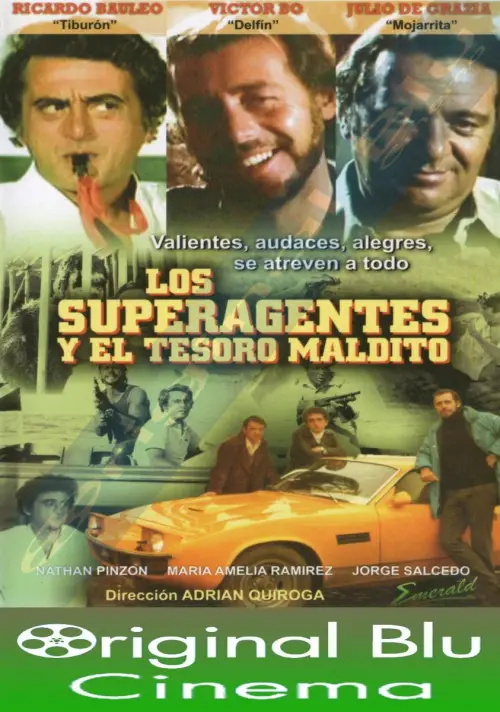 Movie poster "Los superagentes y el tesoro maldito"
