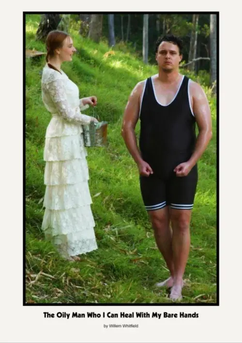 Movie poster "The Oily Man Who I Can Heal with My Bare Hands"