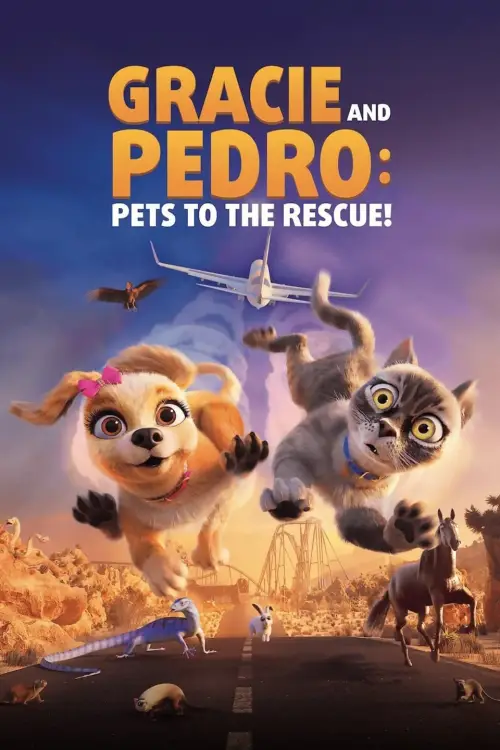 Movie poster "Gracie and Pedro: Pets to the Rescue"
