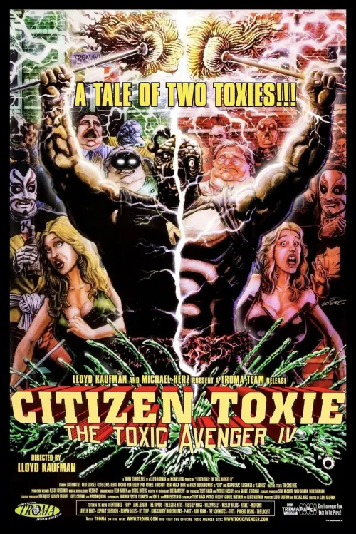 Movie poster "Citizen Toxie: The Toxic Avenger IV"