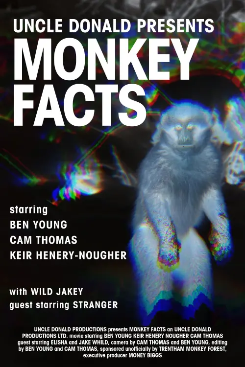 Movie poster "monkey facts."
