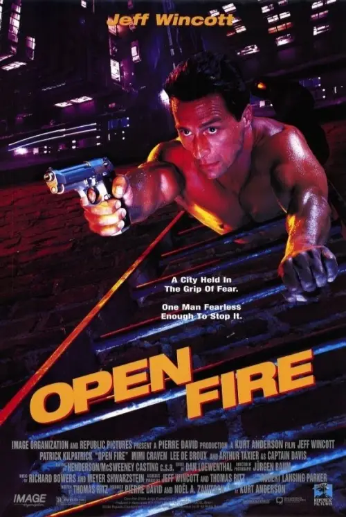 Movie poster "Open Fire"