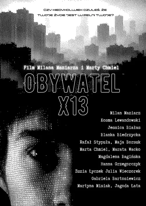Movie poster "Obywatel X13"