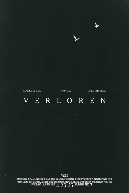 Movie poster "VERLOREN"