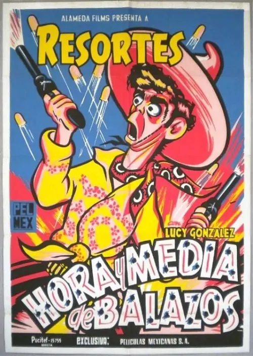 Movie poster "Hora y media de balazos"