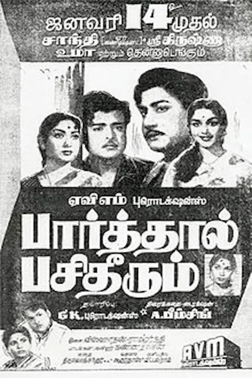 Movie poster "Parthal Pasi Theerum"