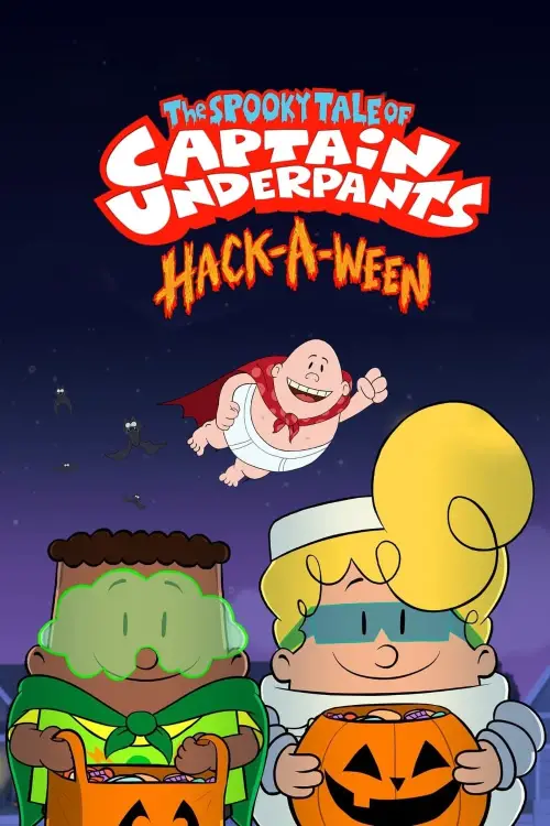 Movie poster "The Spooky Tale of Captain Underpants: Hack-a-ween"