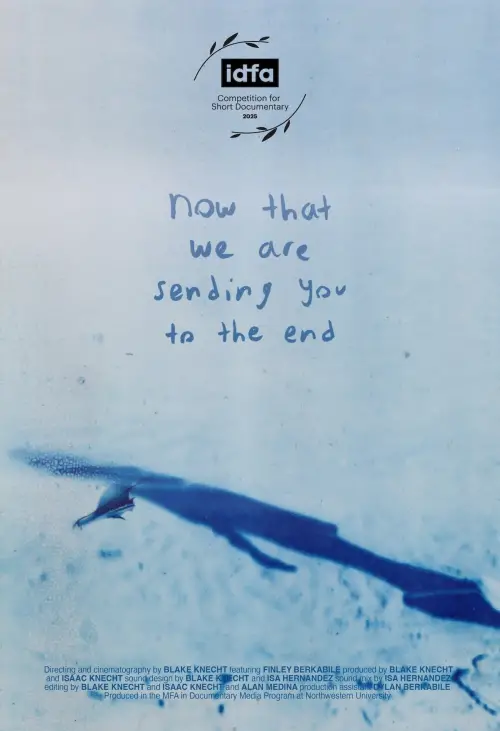 Movie poster "Now That We Are Sending You to The End"