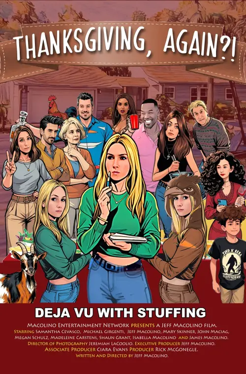 Movie poster "Thanksgiving, Again?!"