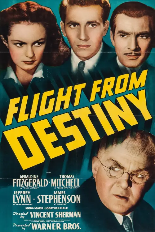 Movie poster "Flight from Destiny"