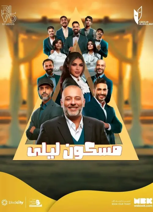 Movie poster "مسكون ليلى"