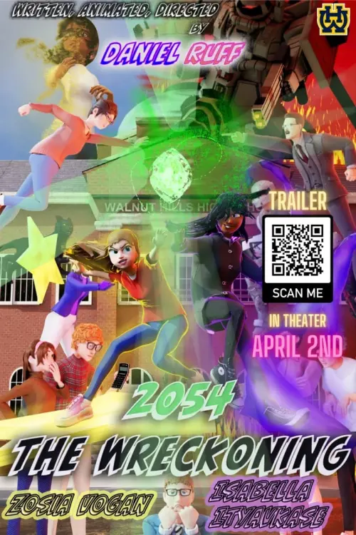 Movie poster "2054: The Wreckoning"