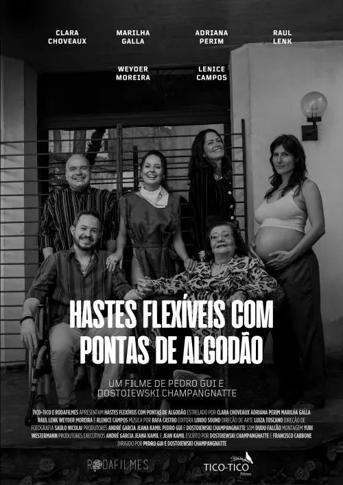 Movie poster "Hastes Flexíveis Com Pontas de Algodão"