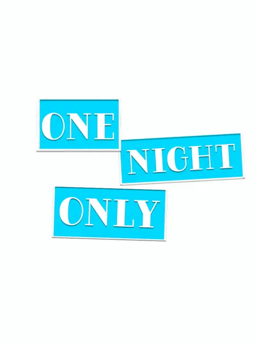 Movie poster "One Night Only"