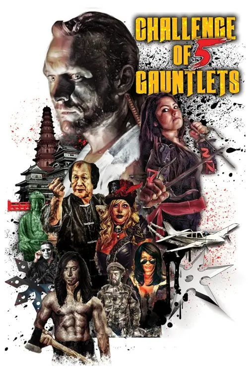 Movie poster "Challenge of Five Gauntlets"